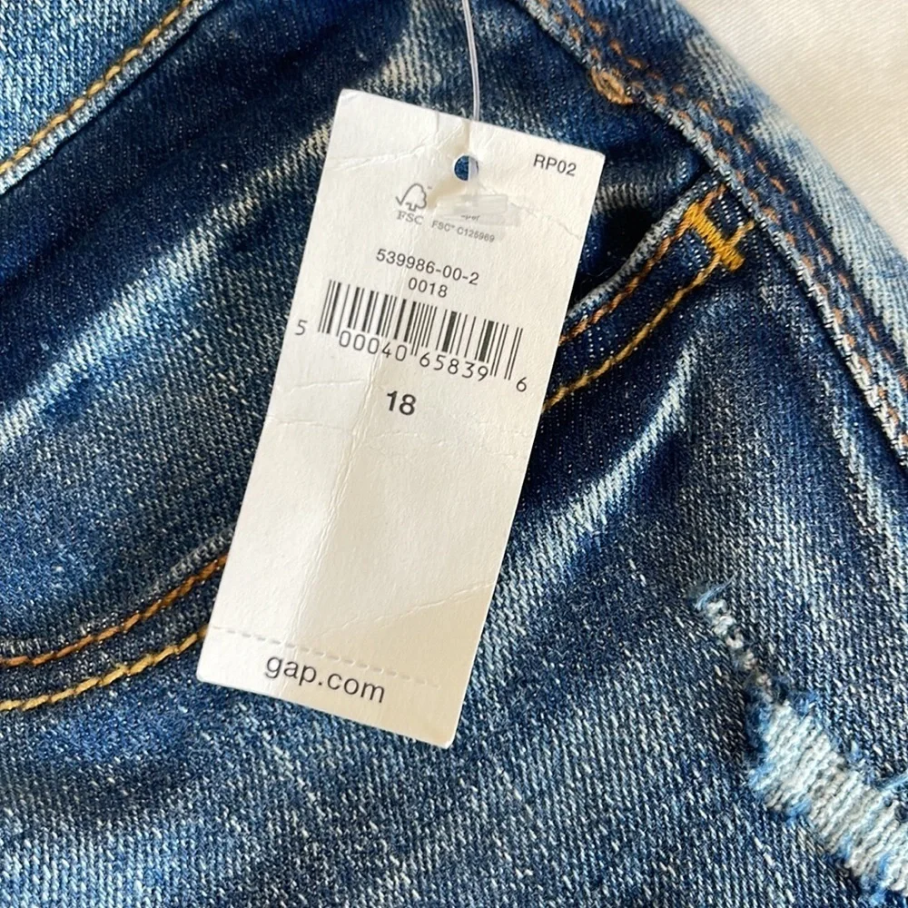 GAP KIDS Blue Stretch MIDI Short Adjustable waist Size 18